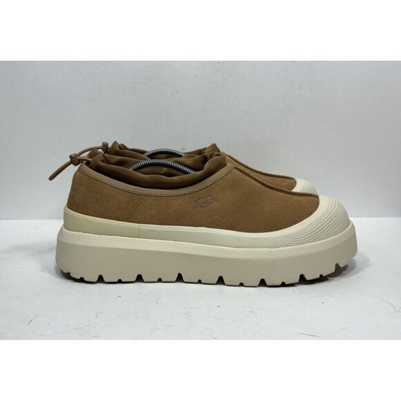 UGG Tan and Cream Loafers - Picture 1 of 8